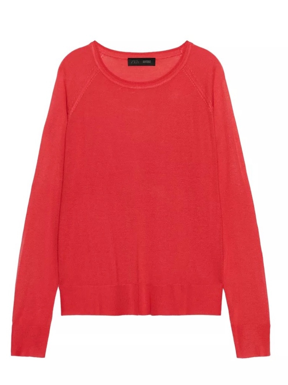 ZARA BASIC FINE KNIT JUMPER NWT
Size: XL * Color: RED